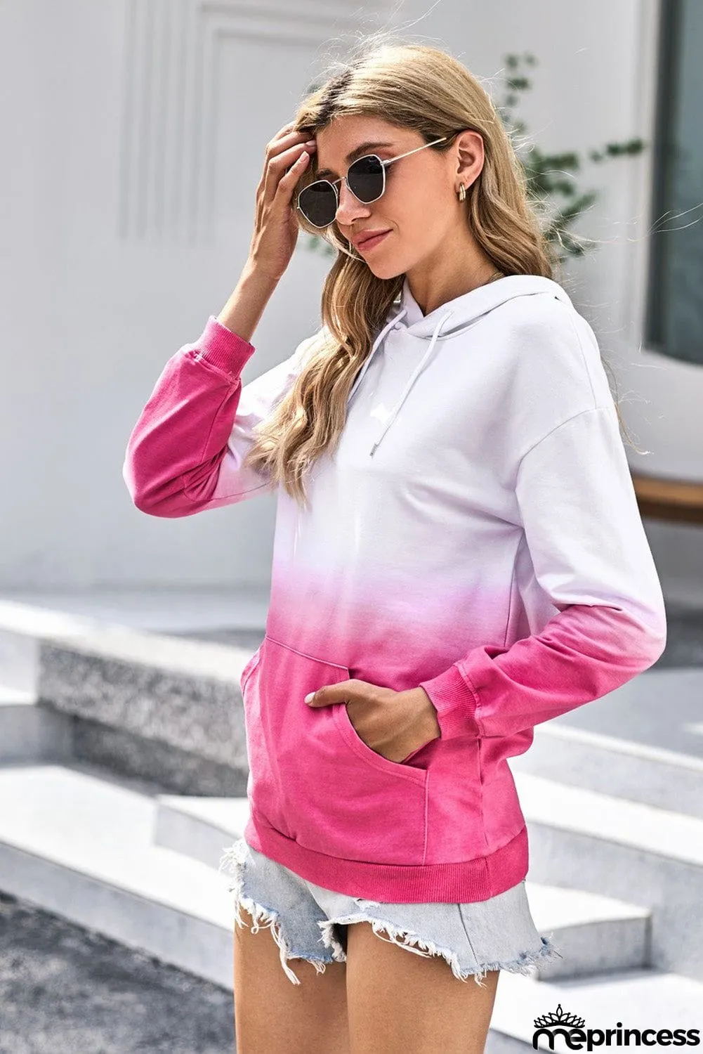 Gradient Long Sleeve Hoodie