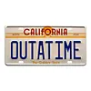 Californie DUTATIME - Enseigne M&eacute;tallique de permis de voiture(30*15cm)