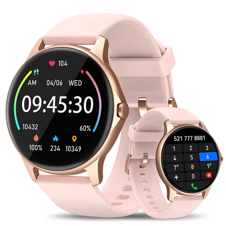 Enomir LW51 Smartwatch 100 Sport Modes Fitness Tracker - Pink