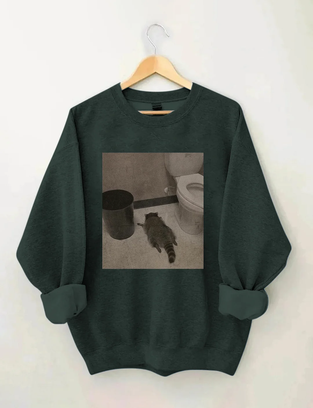 Funny Drunk Raccoon Sweatshirt