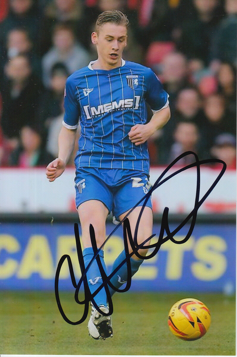 GILLINGHAM HAND SIGNED ELLIOTT HEWITT 6X4 Photo Poster painting.