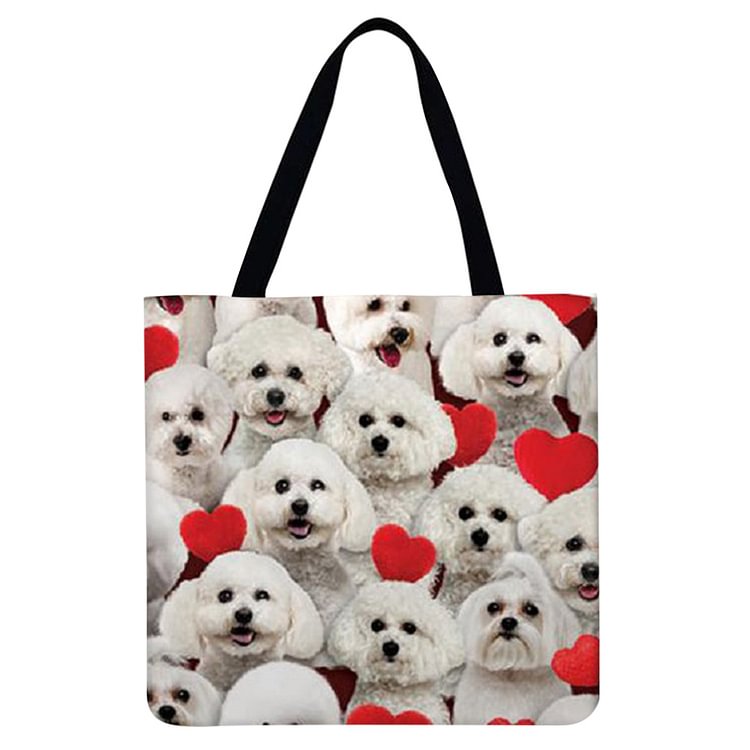 Dog Love - Linen Tote Bag