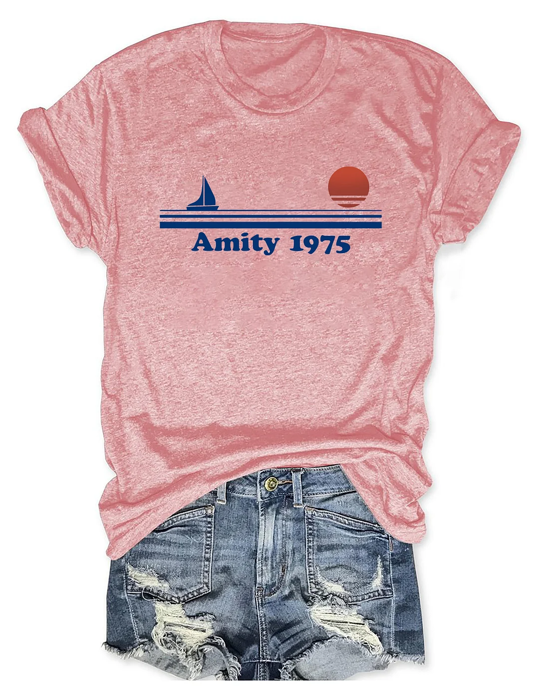 Jaws Amity 1975 T-shirt