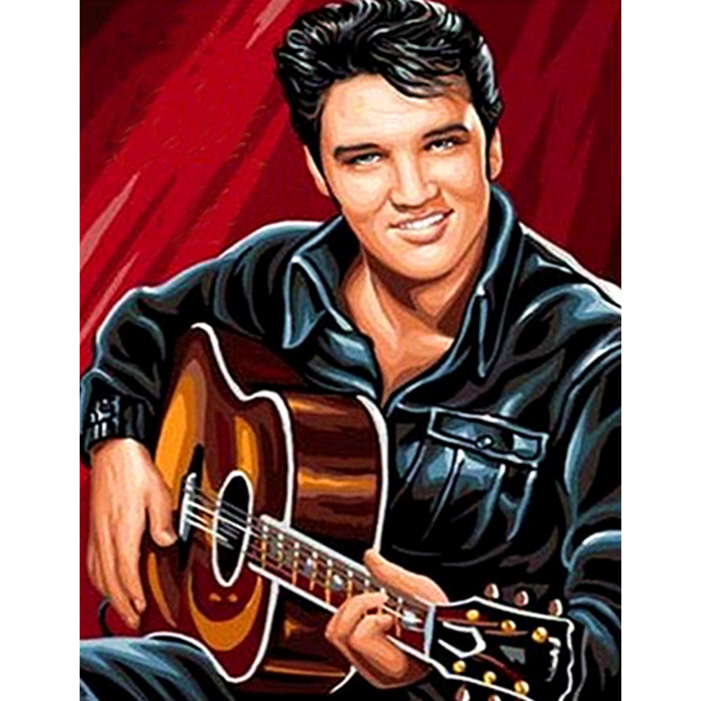 

40*50CM - Round Drill Diamond Painting - Elvis, 501 Original