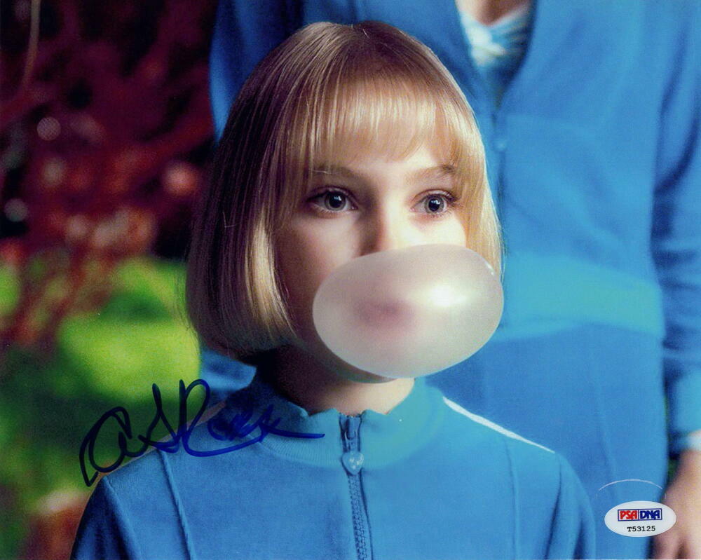 ANNASOPHIA ROBB SIGNED AUTOGRAPH 8x10 Photo Poster painting - CHARLIE THE CHOCOLATE FACTORY PSA