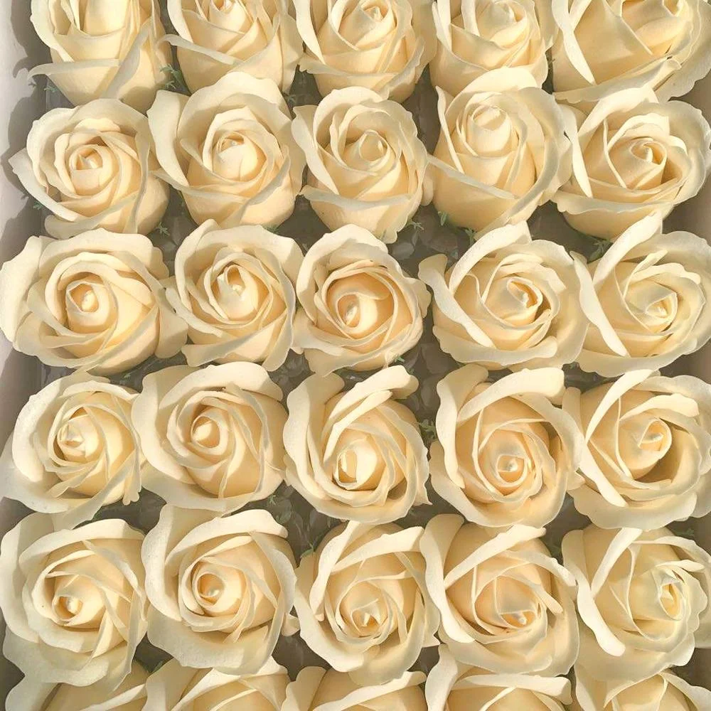 5/10pcs 4.5cm Cheap Artificial Soap Rose Flower Head For Home Garden Wedding Decoratio Valentine'S Day Gift Fake Flower