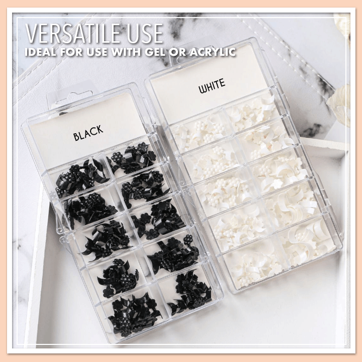 Glue-on French Nail Tips Kit (100 Pcs)