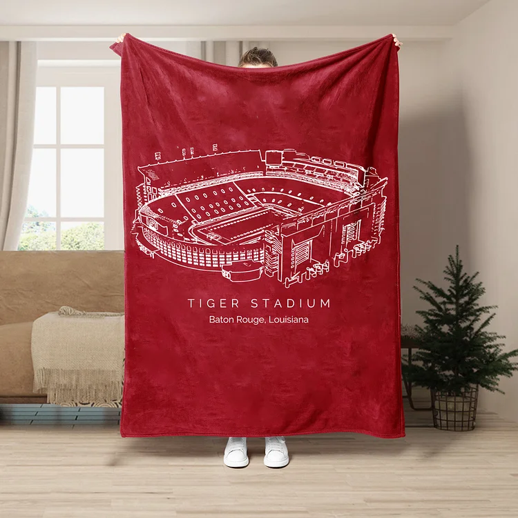 Tiger Stadium (LSU) - LSU Tigers football, College Coffee Blanket