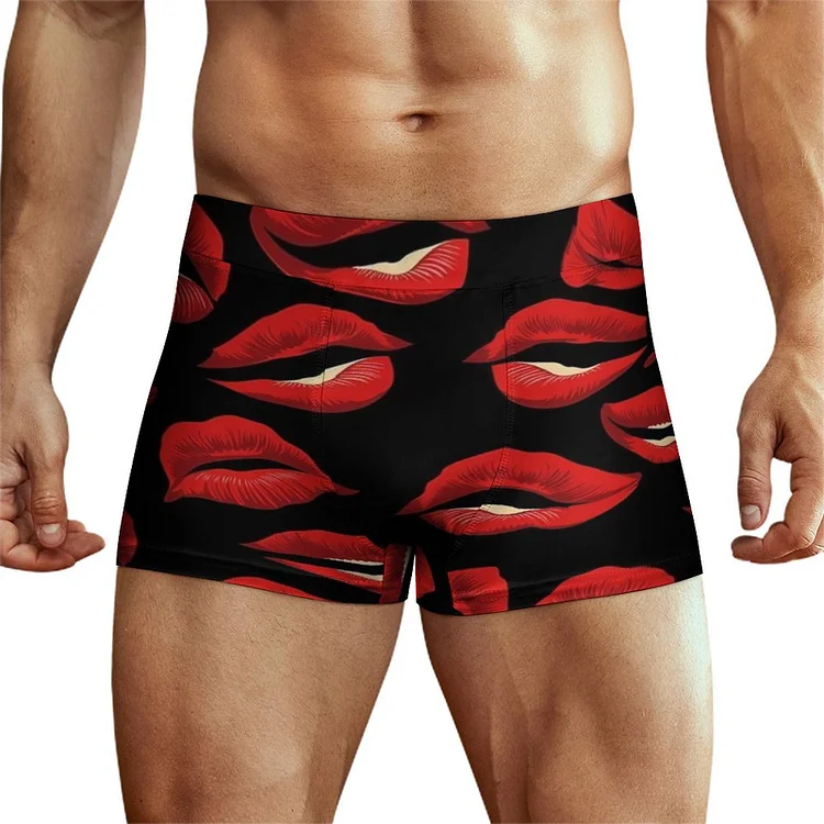 Waist Underwear Lips KissPattern  customized, personalized, gift