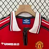 1998/1999 Retro Manchester United Home Football Shirt Kids Size 1:1 Thai Quality