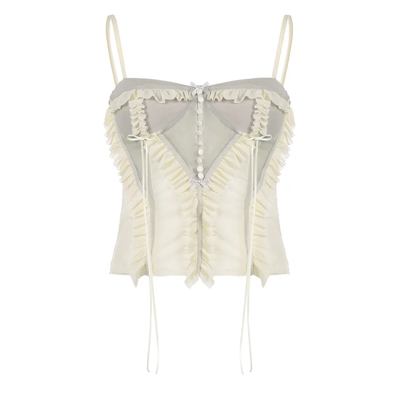 Ueong Summer New Fashion Trend Ins Personality Sexy Spice Girl Split Blouse