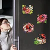 6Pcs Acryl Marienk&auml;fer - 5d DIY Handwerk Aufkleber Magnet