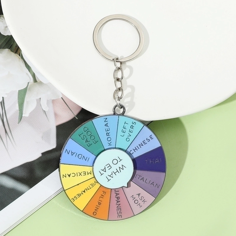 Luxurious Color Block Metal Women’s Bag Pendant Keychain
