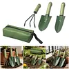 4pcs Hand Rake Garden Tool with Non Slip Handle Multifunctional Garden Cleaning Shovel Ideal for Digging Weeding Planting