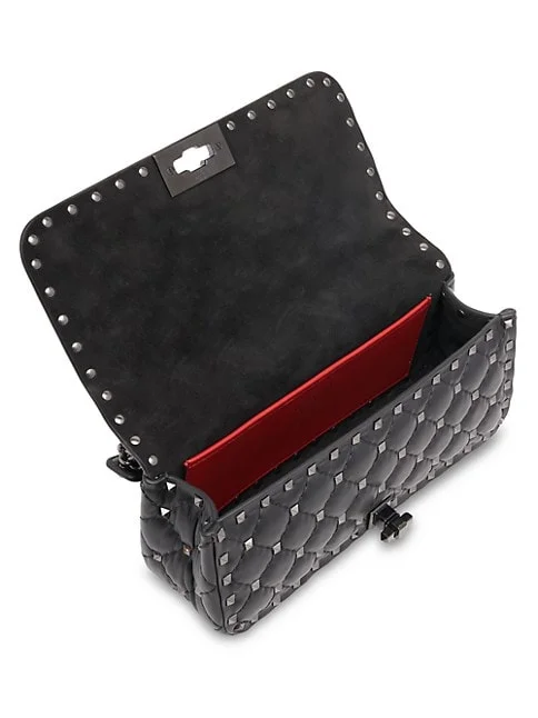  Valentino Garavani Rockstud Spike Quilted Leather Shoulder Bag 3.9 out of 5 Customer Rating