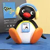 Pingu Penguin Listening To Music And Shaking Head Audio Equipment