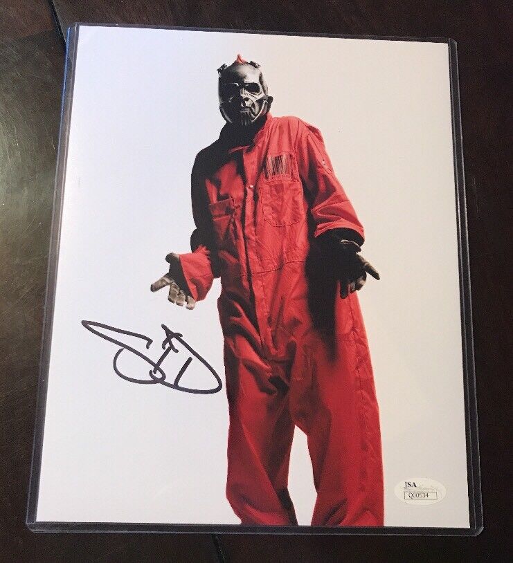 SID WILSON #0 signed SLIPKNOT 8X10 AUTOGRAPHED Photo Poster painting JSA Q00534