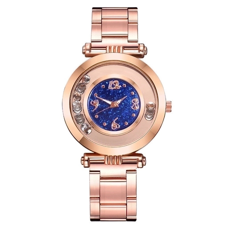New Fashion Diamond Ladies Hand Watch Hot Selling Glitter Quartz Steel Band Watch