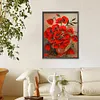 Diamond Painting -DIY Round Drill Papaver Bouquet