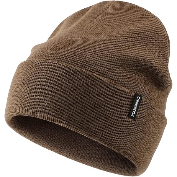 Home Prefer Men's Knit Cuffed Beanie Acrylic Winter Beanies Slouchy Watch Cap