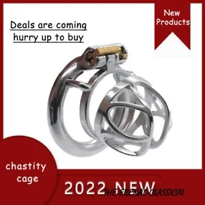 pornhint Pornhint Stainless Steel Tight with Polishing Finish Chastity Cages Device for Male Men's