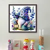 Flower Gnome-11CT Stamped Cross Stitch 45*45cm/17.72*17.72in tapestrymarket