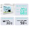 Ultrasonic Water Tank Liquid Level Meter with Temperature Sensor Time Display