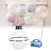 [US Local Warehouse] Balloon Stuffer Filling Tool with Air Pump & Expander Tool Balloon Stuffing Machine Set for Wedding Christmas Birthday Party Decoration (Multi port 2-in-1)