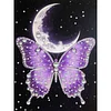 DIY Pearl Painting Butterfly for Home Wall Decor with Frame(40*30cm)