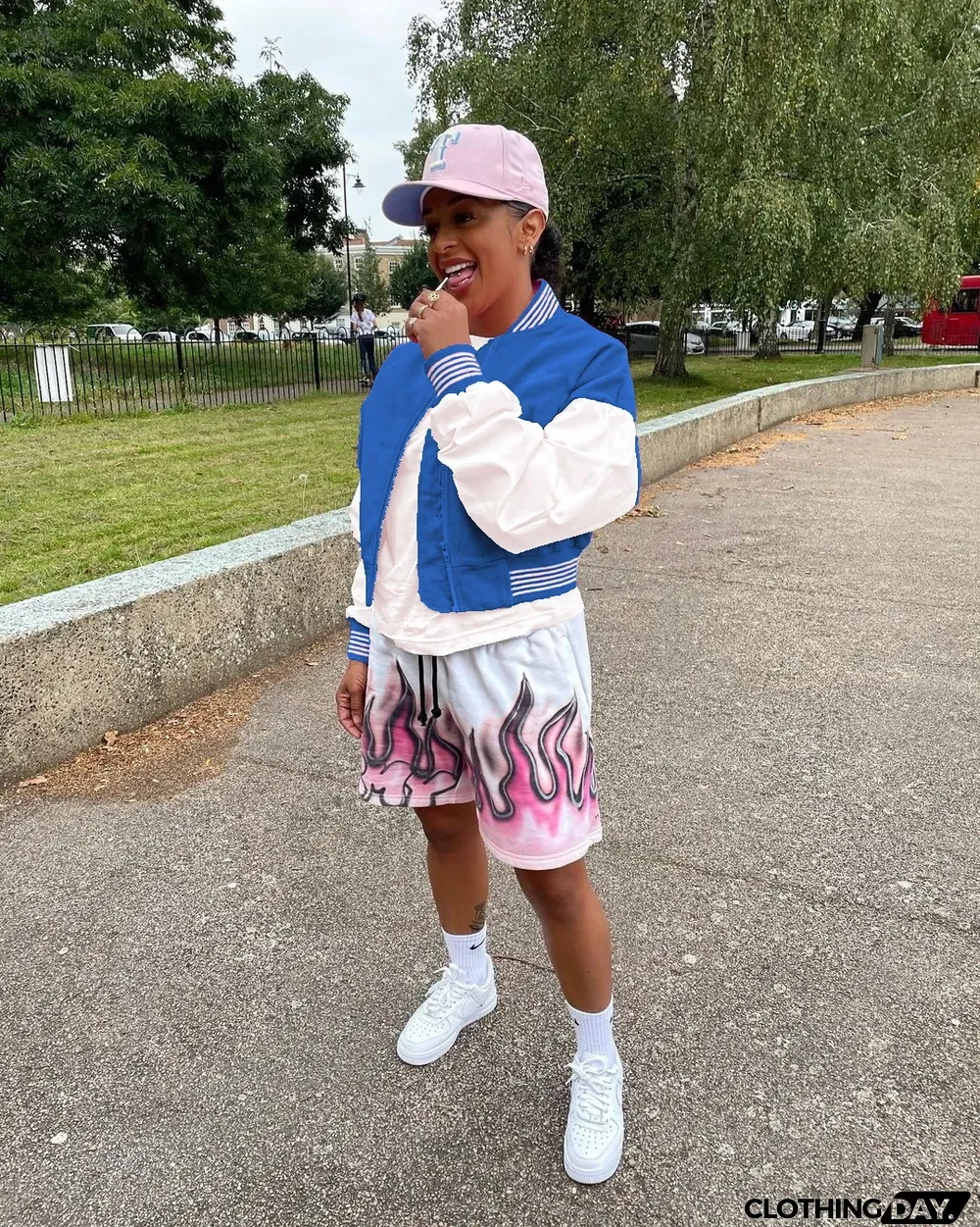 Fashion Hip-hop Style Stitching Threaded Zipper Baseball Uniform