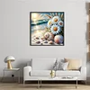 Beach Daisy-11CT Stamped/Counted Cross Stitch 40*40cm tapestrymarket