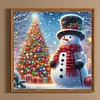 Diamond Painting - Full Round Drill - Xmas Snowman(Canvas|40*40cm)