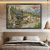 Village Shop-14CT Stamped Cross Stitch 69*52cm/27.17*20.47in(Big Size) tapestrymarket