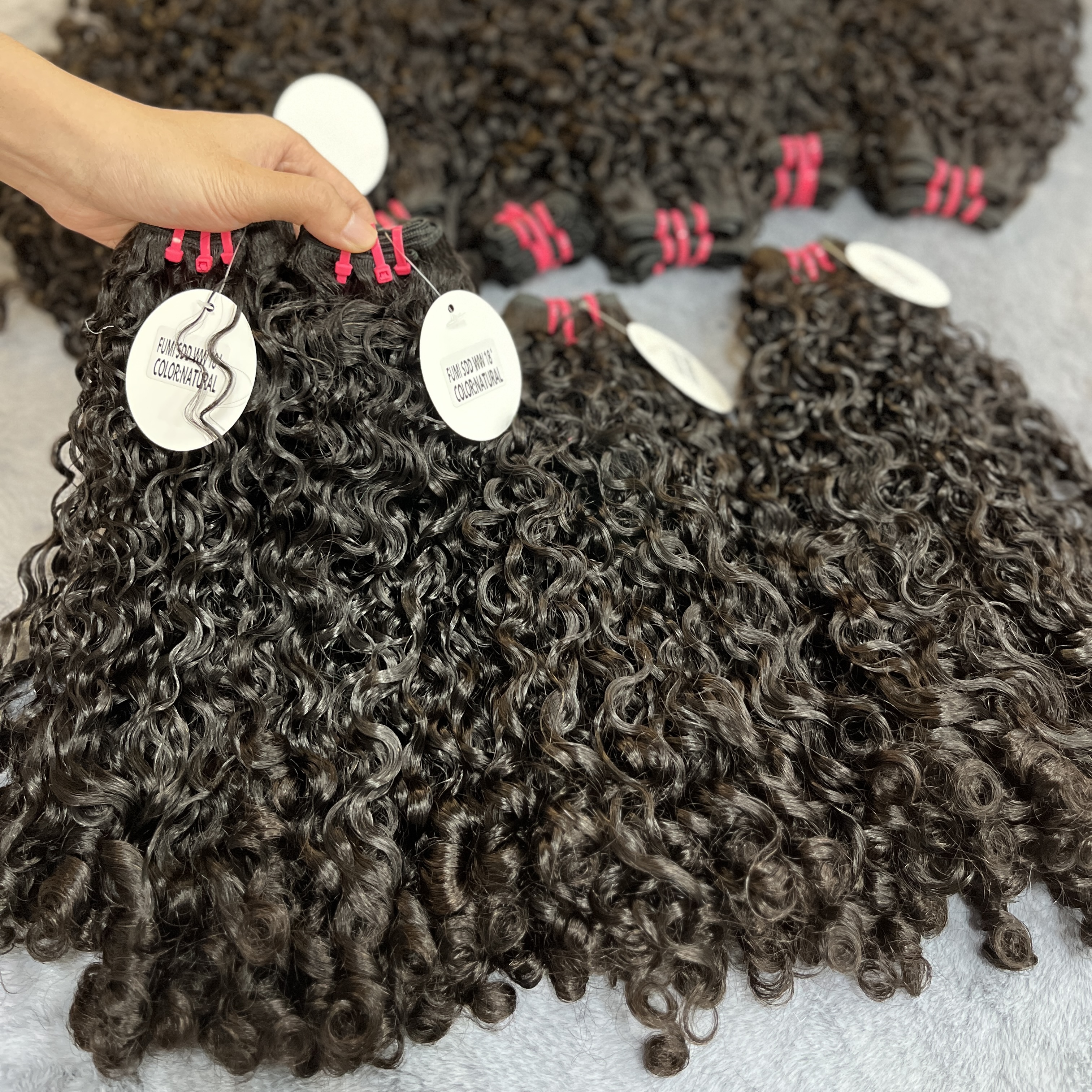 3PCS Super Double Drawn Fumi Water Vietnamese Raw Hair Bundles