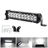 8 Inch LED Light Bar 6000K Driving Light 60W Offroad Spot Flood Combo Beam
