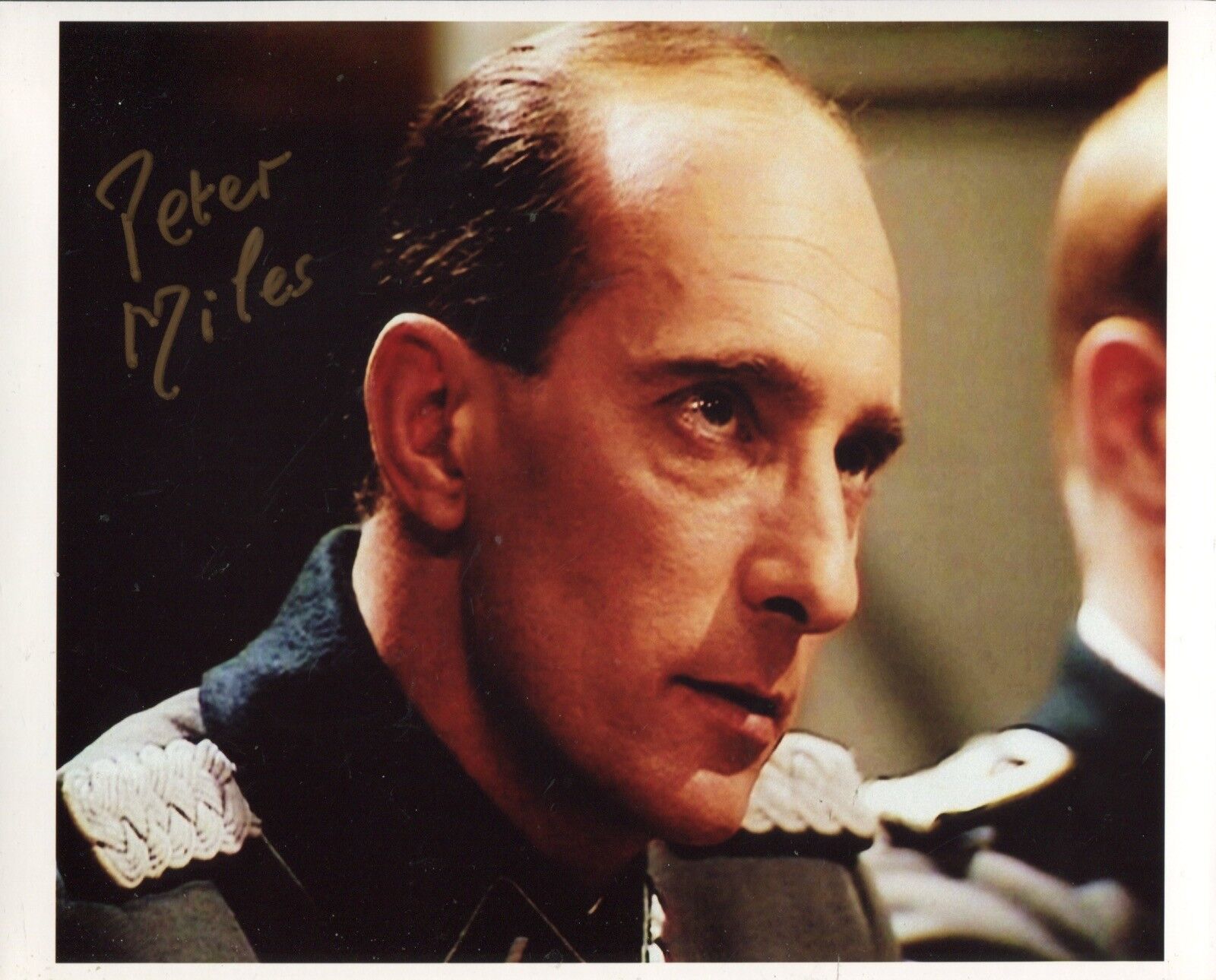 TV wartime drama series COLDITZ 8x10 Photo Poster painting signed by actor Peter Miles