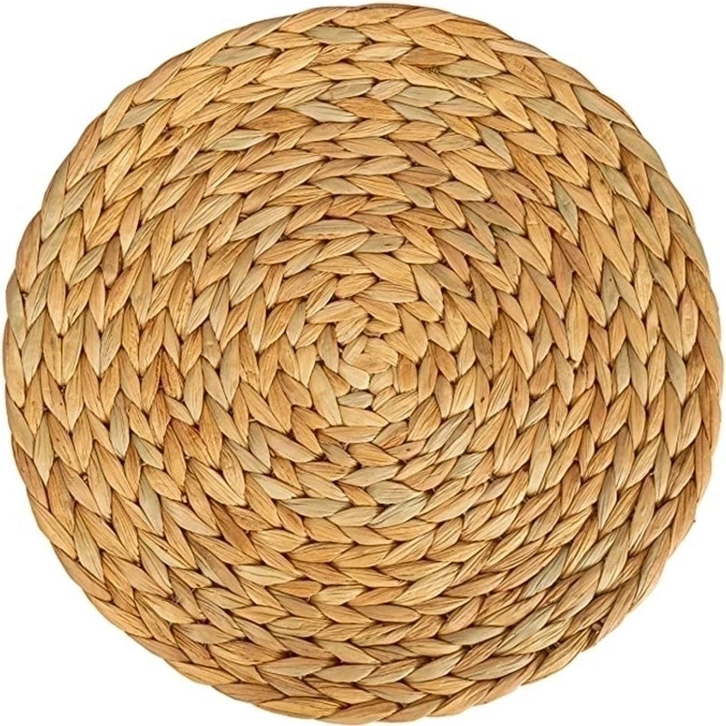 Retro Solid Color Water Hyacinth Grass Placemat