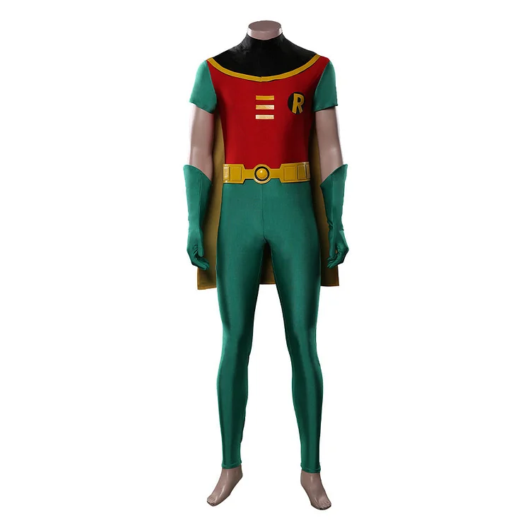 Teen Titans Jumpsuit Outfit Robin Halloween Carnival Costume Cosplay Costume