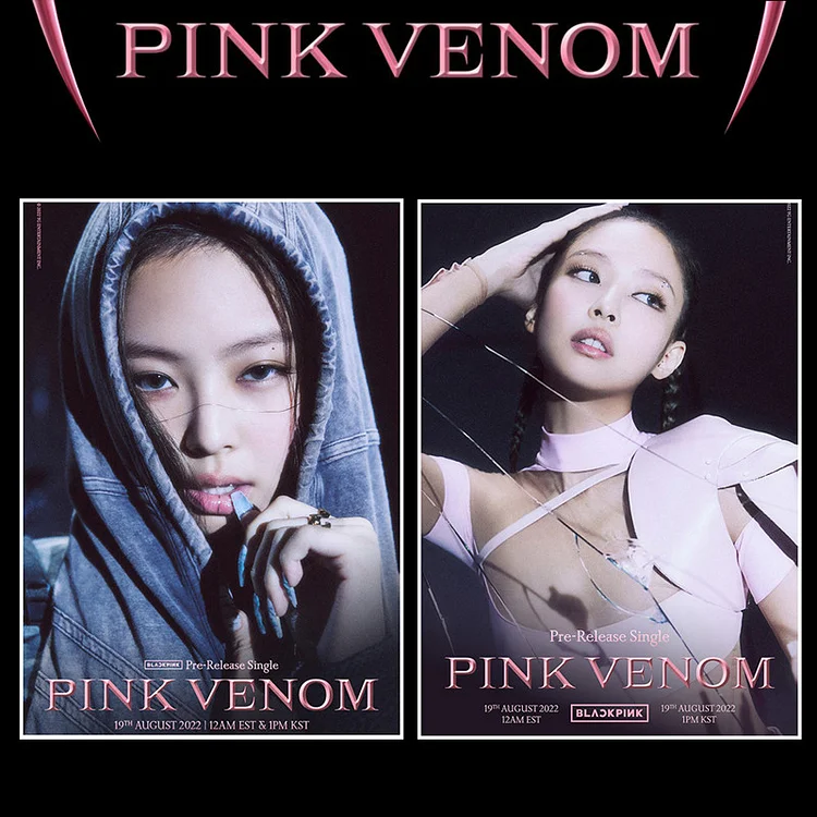 BLACKPINK PINK VENOM Album Poster