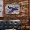 Avion - Panneaux en &eacute;tain m&eacute;tallique(20*30cm/30*40cm) - Garage