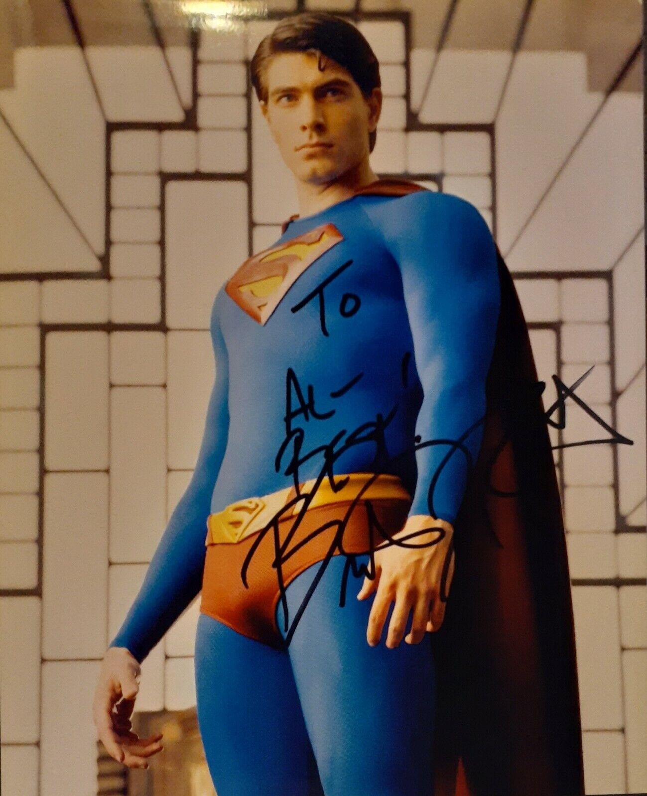 Brandon Routh signed 8x10