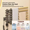 Intelligent Electric Towel Rack Drying Bathroom Heating Sterilizer Home Bathroom Punch-Free Bath Towel Rack Storage Rack