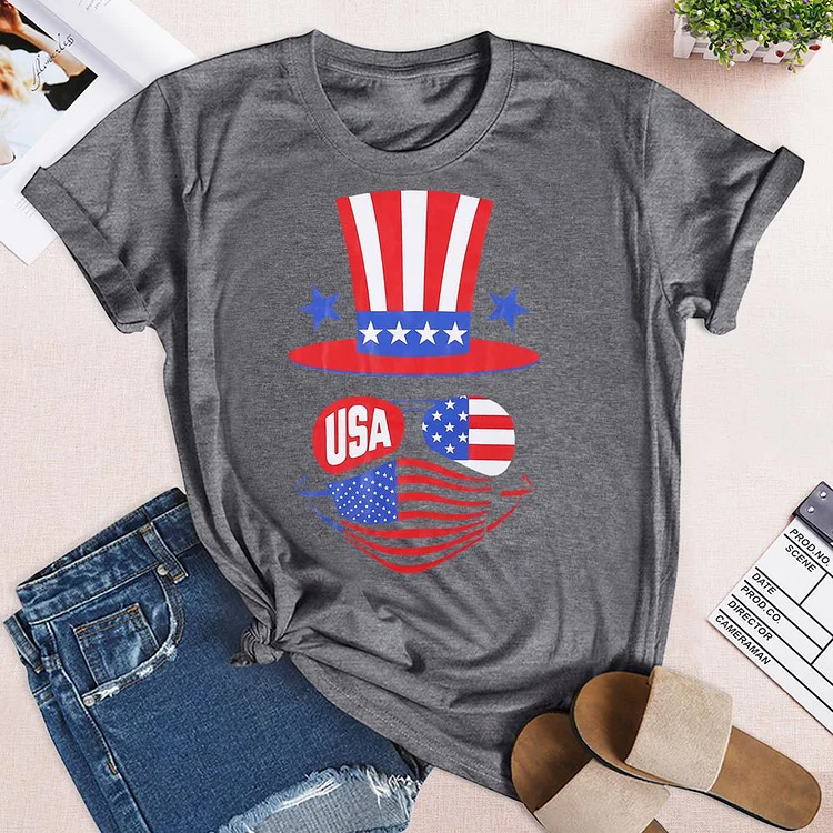 Patriotic flag independence Day T-shirt Tee - 02143