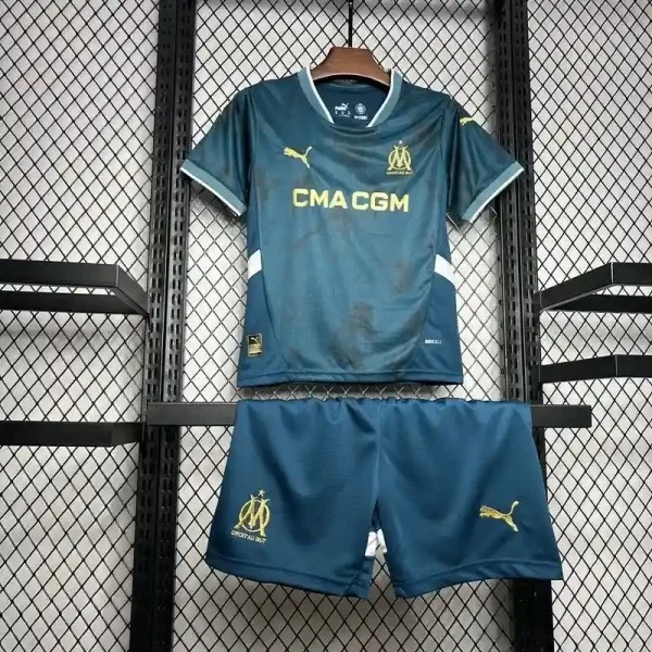 2024/2025 Kids Size Olympique de Marseille Home Football Jersey 1:1 Thai Quality