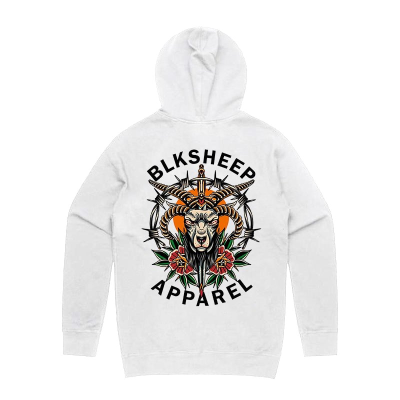 Blksheep Apparel Printed Men's Casual Hoodie - Krazyskull