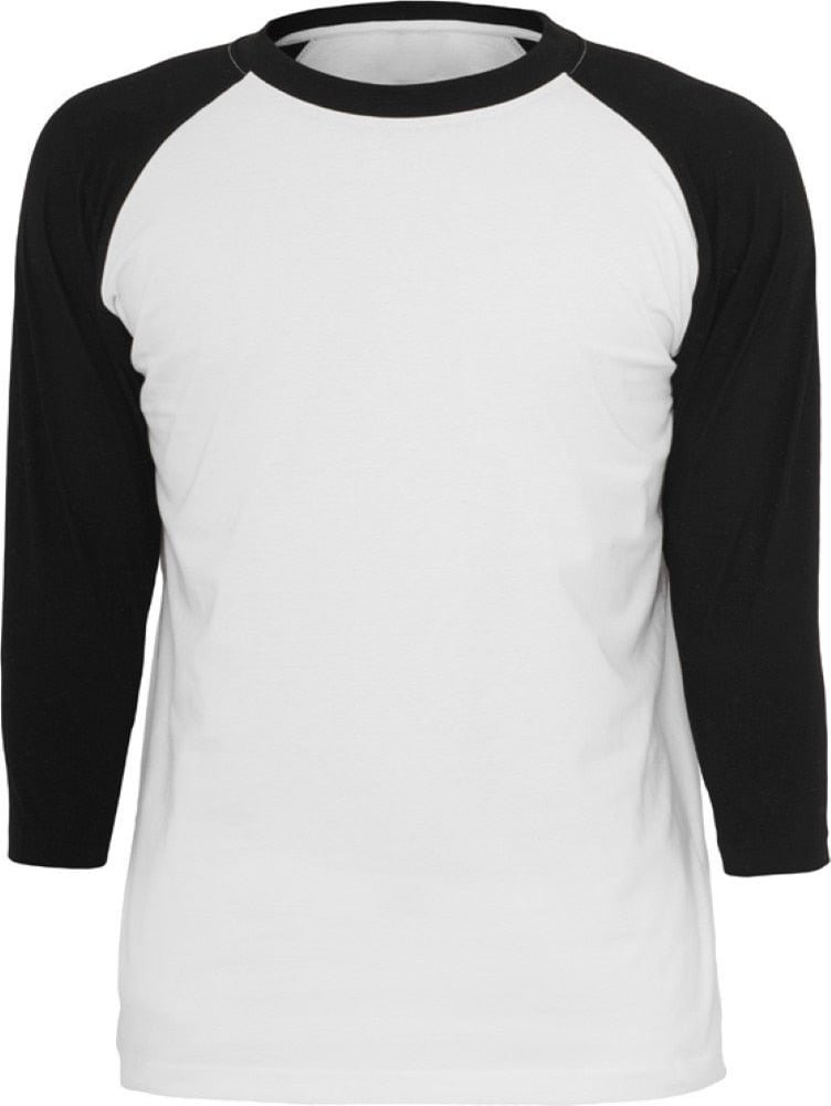 2020 Mens New Baseball Tops Fashion Trend Hip Hop Skateboard Casual T Shirts 3/4 Sleeve Raglan Tee