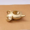 Pure Handmade Brass Plated 18K Gold Mini Tea Pet Small Teapot