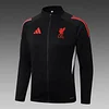 2025/2026 Liverpool Long Zipped Jacket Black Jersey 1:1 Thai Quality Set