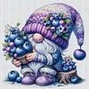 Blueberry Gnome-11CT Stamped Cross Stitch 45*45cm