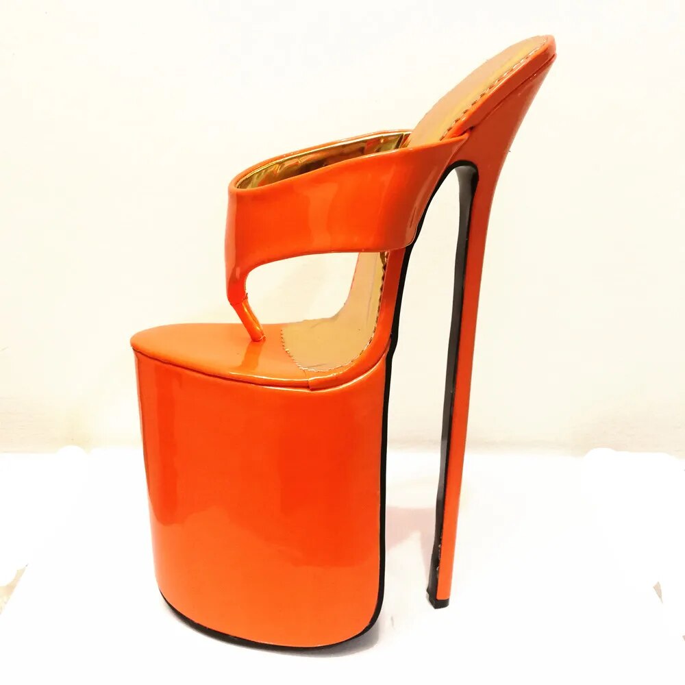 VCSHOES Women's Shoes 11.81in Heel Height PU Stiletto Heel Platform Sandals High Heels No.P3017